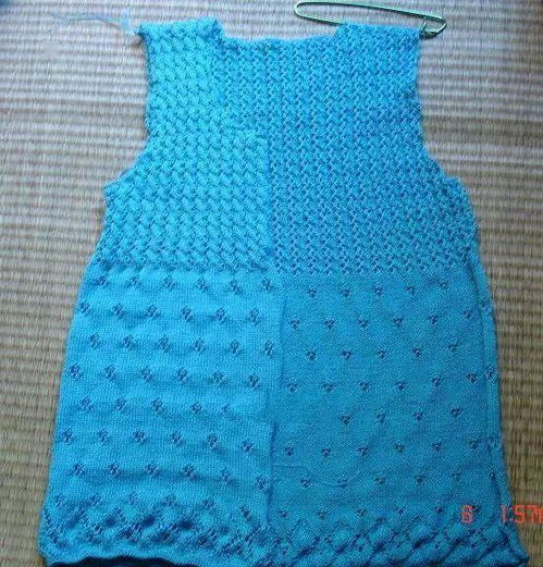 美麗優(yōu)雅的寶藍色女士小披衫針織,附教程與圖解